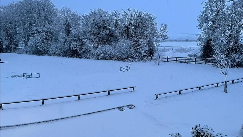 Snowstorm Alerts in Western England